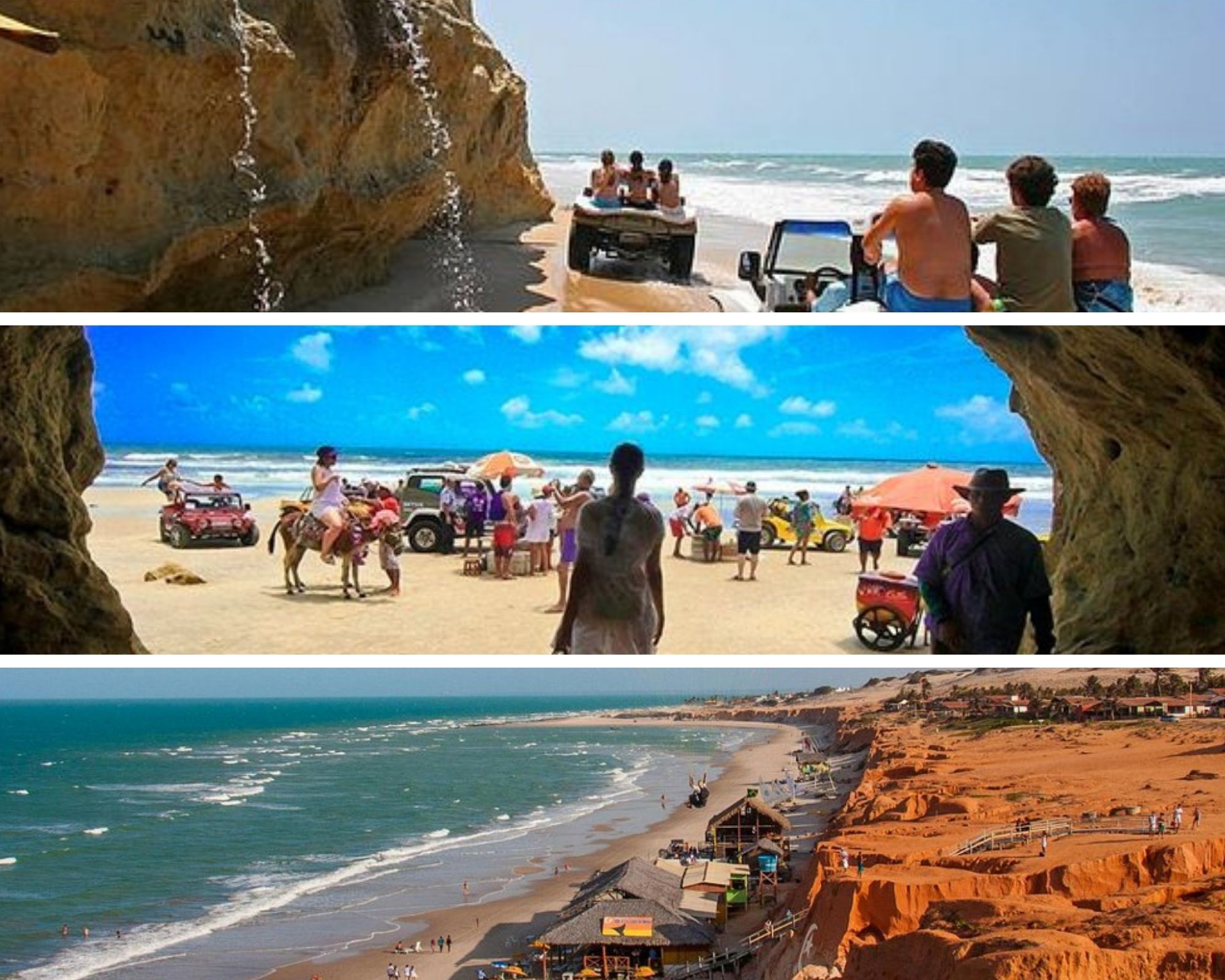 Passeio 3 Praias em 1 dia com buggy saindo de Fortaleza