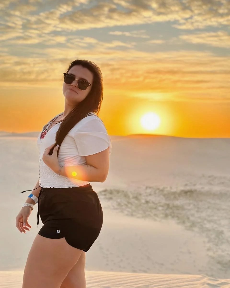 Pôr do sol nas dunas de Jericoacoara