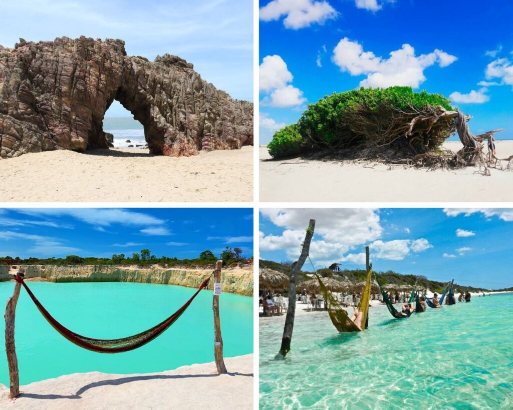 Passeio de Hilux no lado leste de Jericoacoara